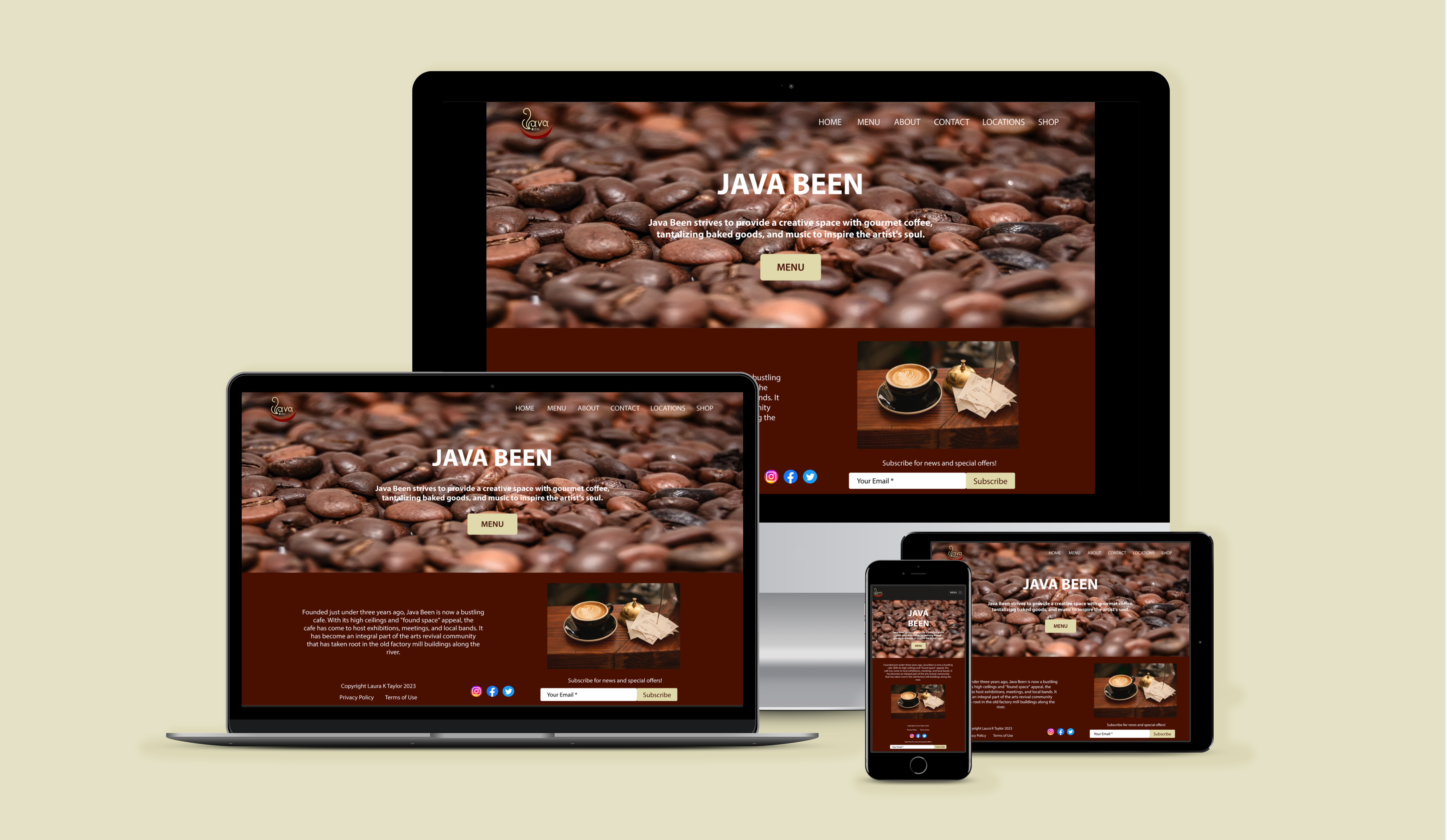 Java Been Website