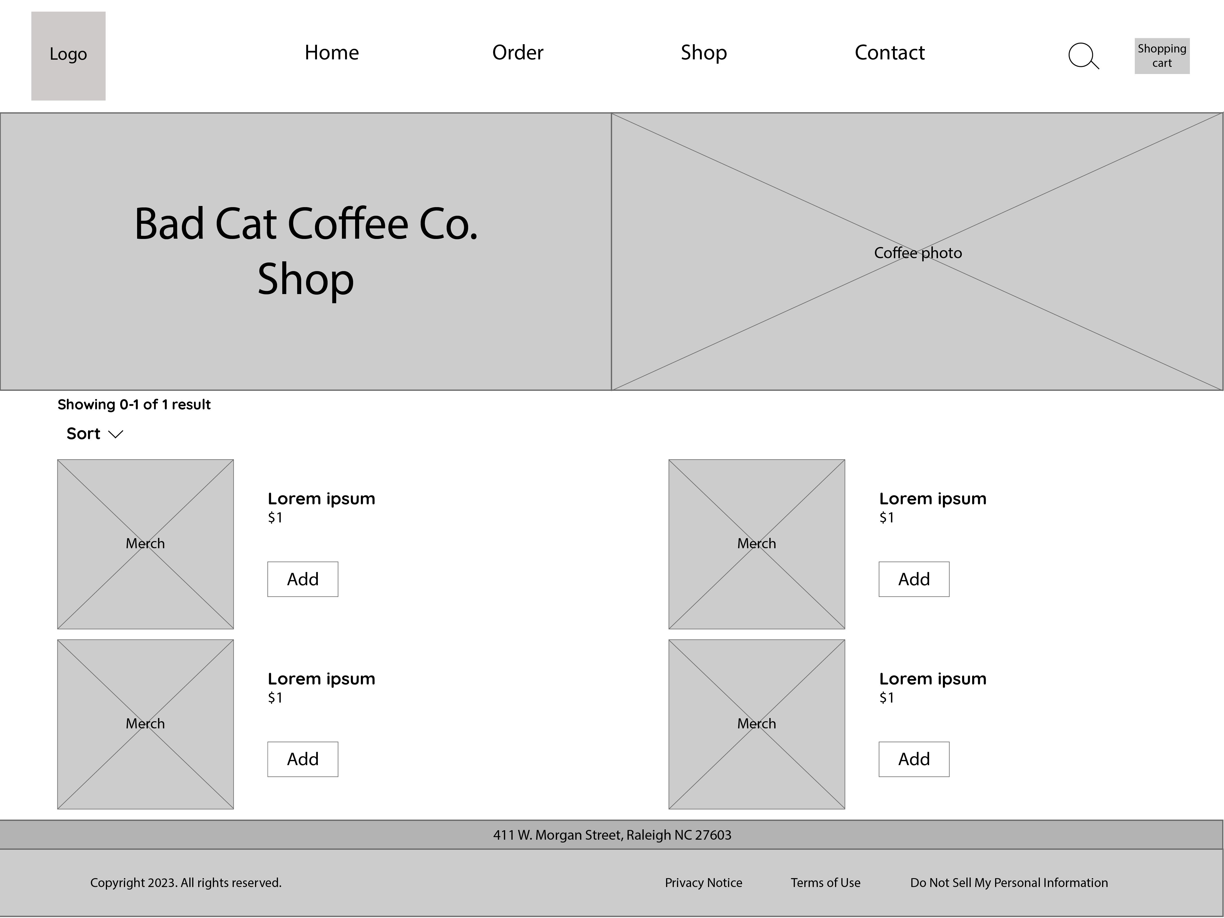 Bad Cat Coffee Shop Tablet