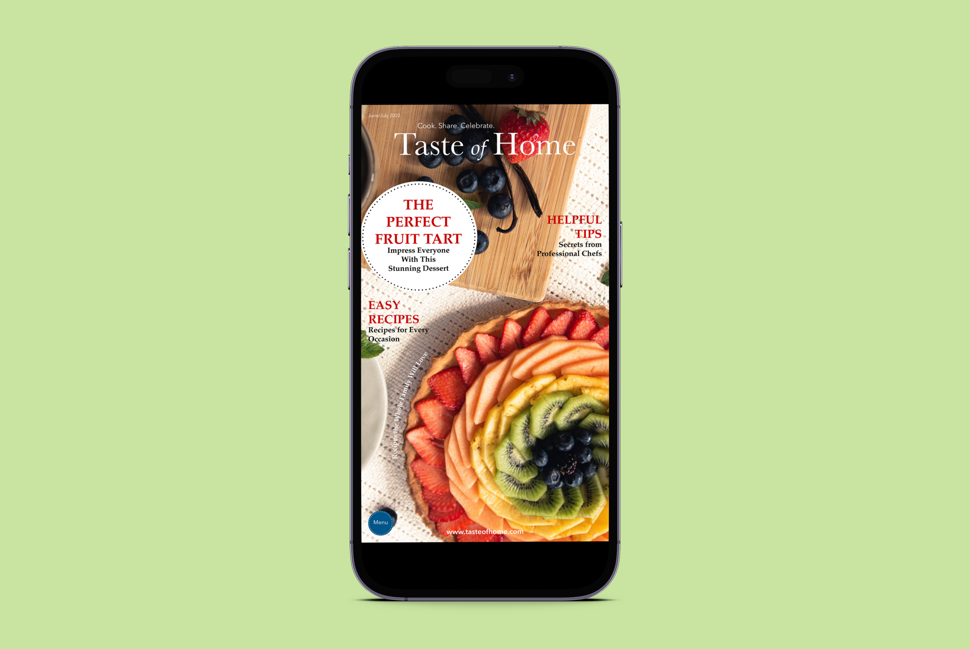 Taste of Home Magazine App Magazine Cover